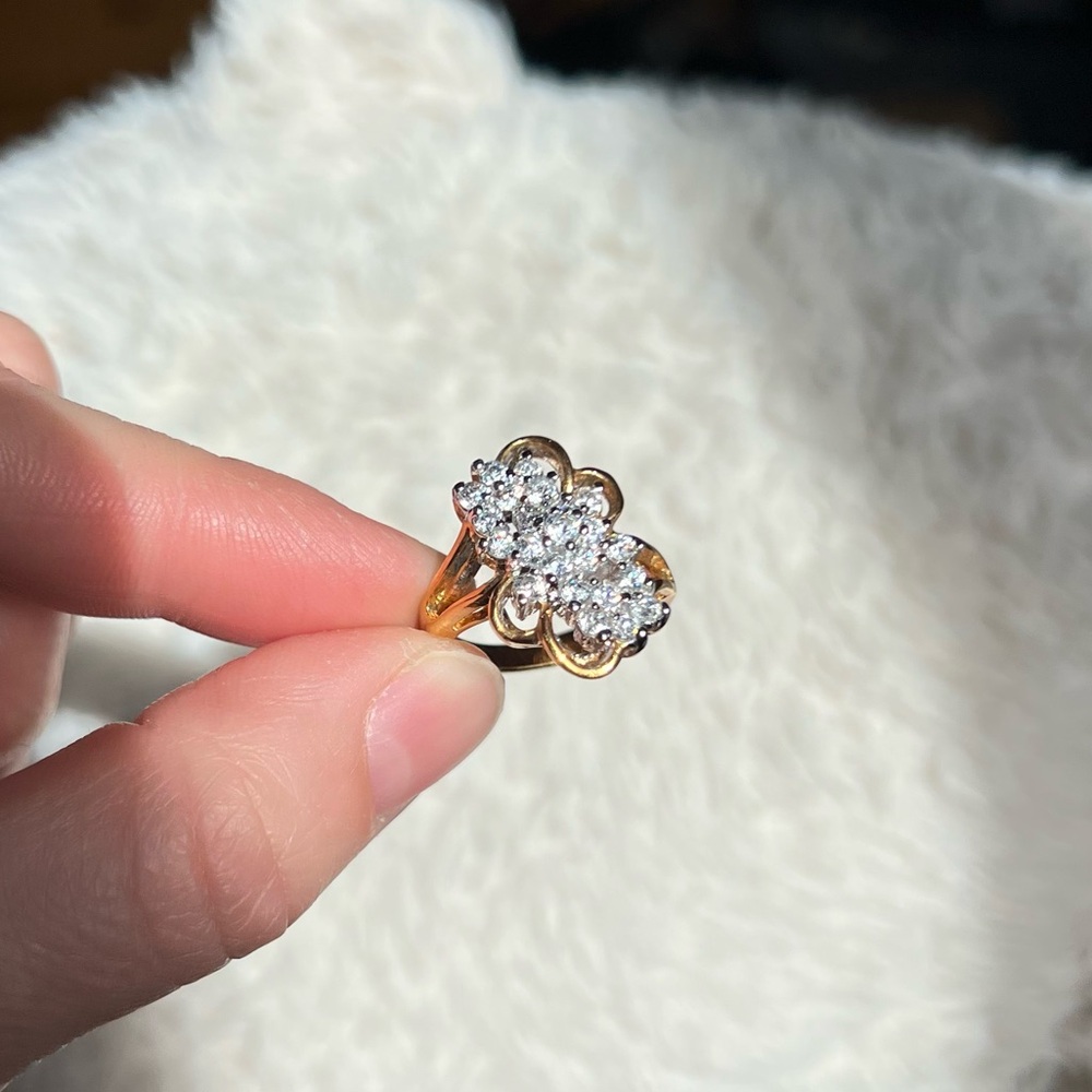 Waterfall Cluster Ring - Picture 4 of 9
